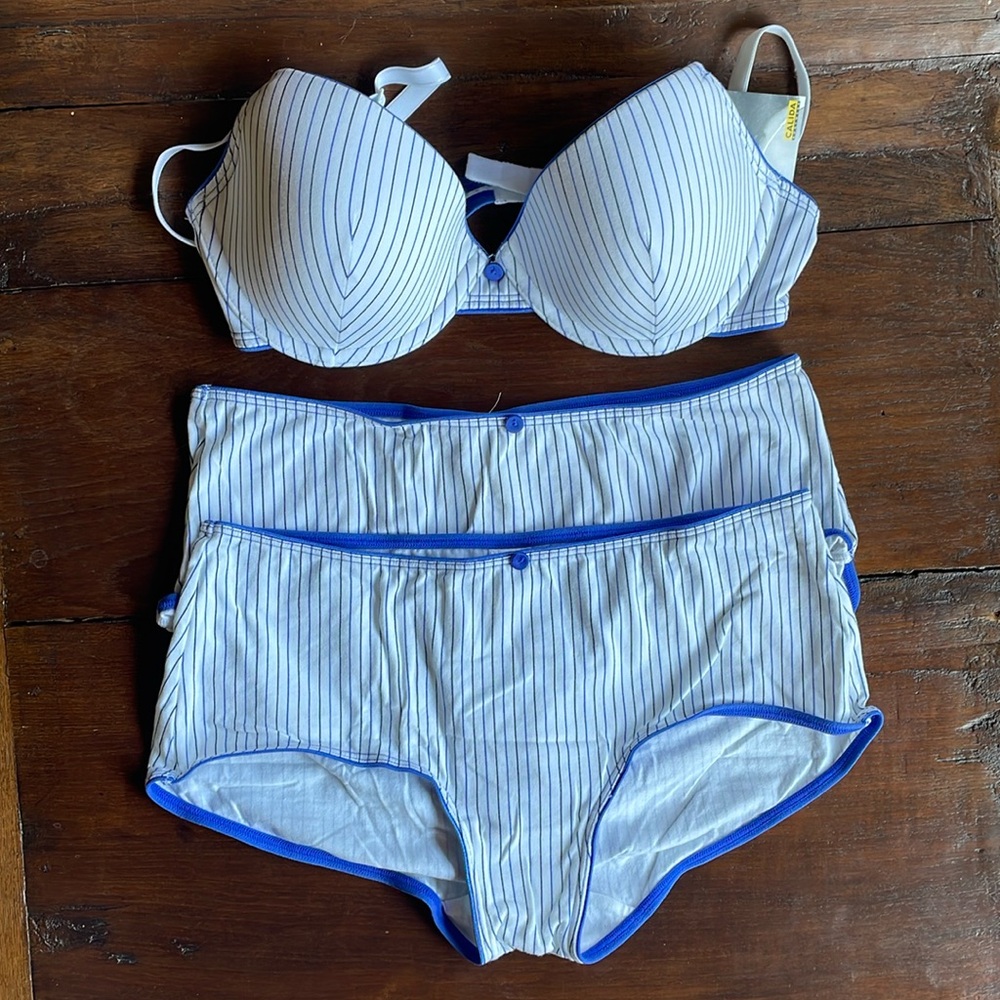 Calida Bodywear bra (NWT) & 2 boyshorts (NWOT)
